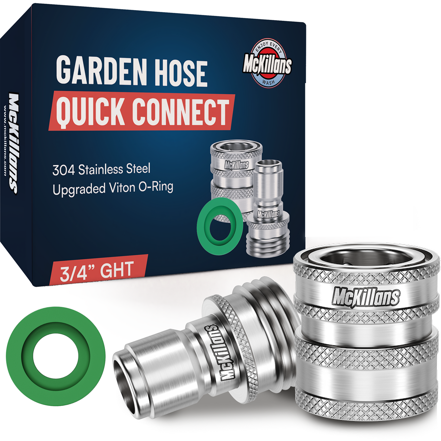 Garden Hose Quick Connect Pair