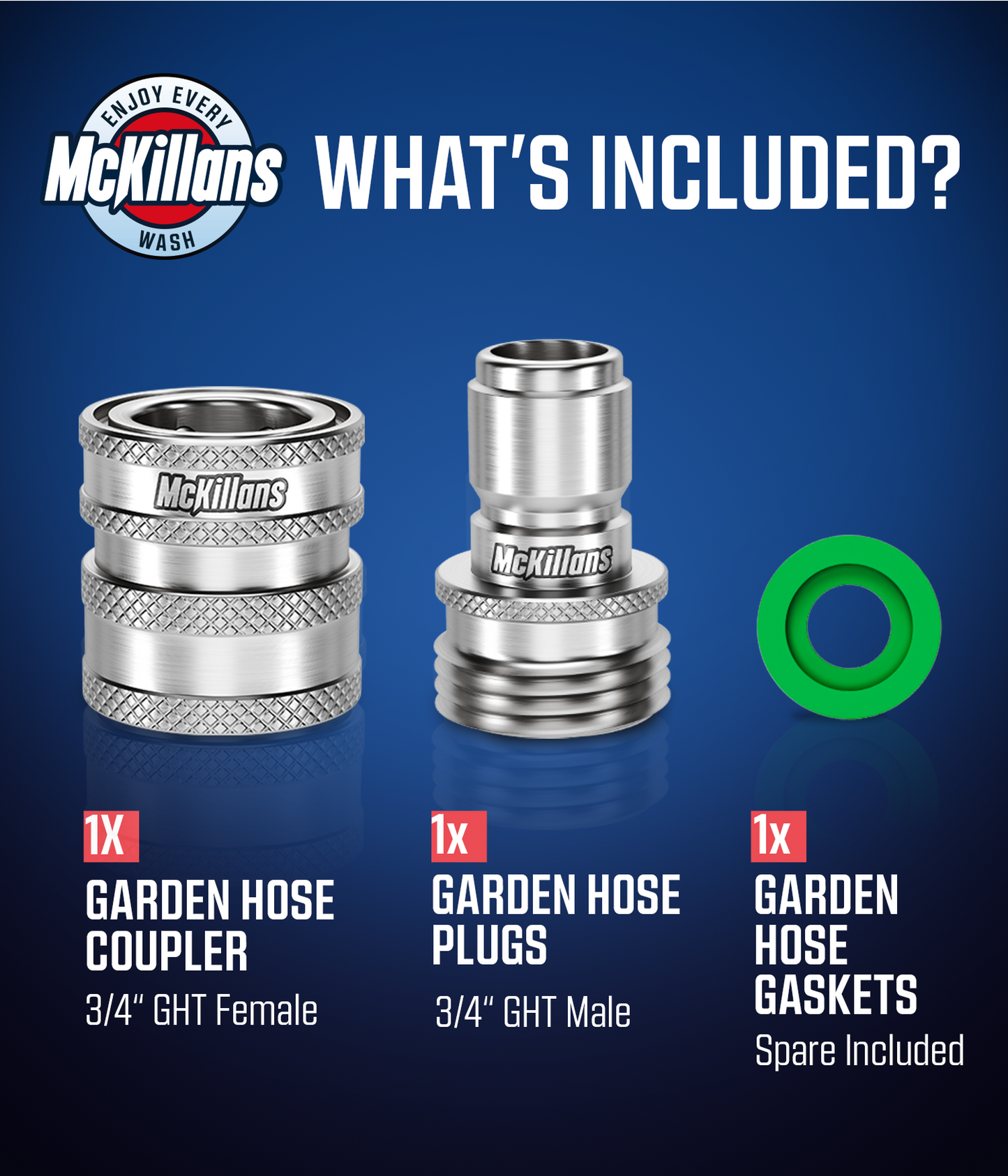 Garden Hose Quick Connect Pair