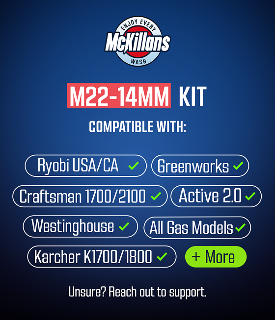 Automatic M22-14mm Quick Connect Kit