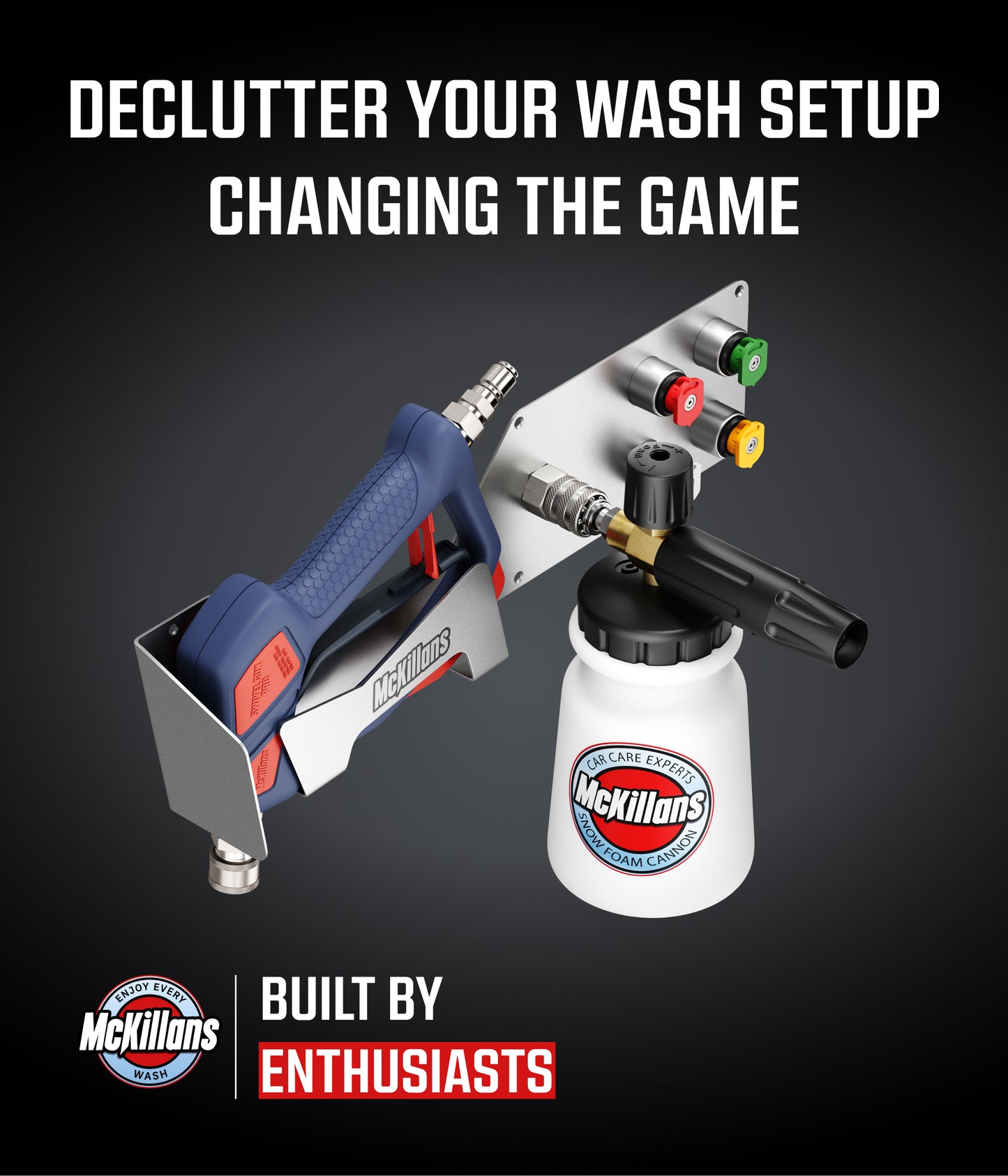 Swivel Gun Pro + Wall Organizer