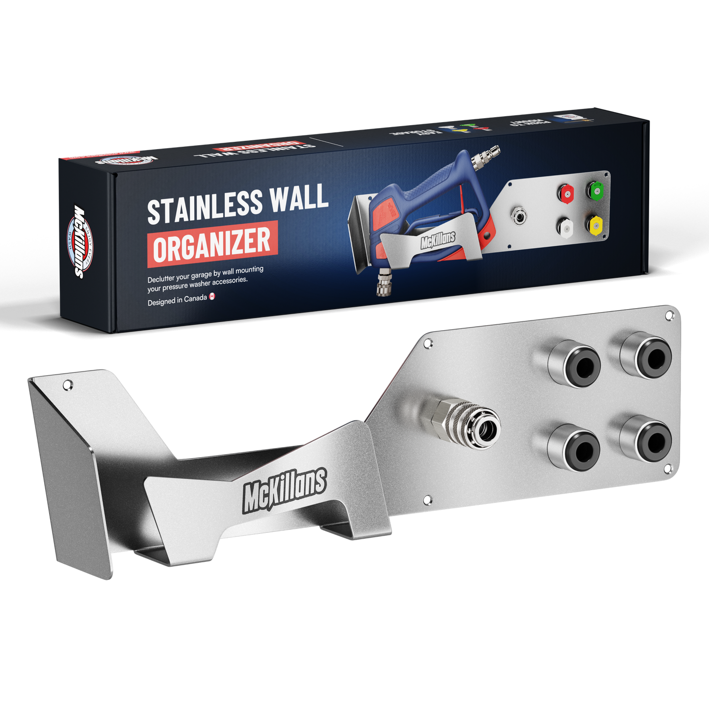 Stainless Wall Organizer