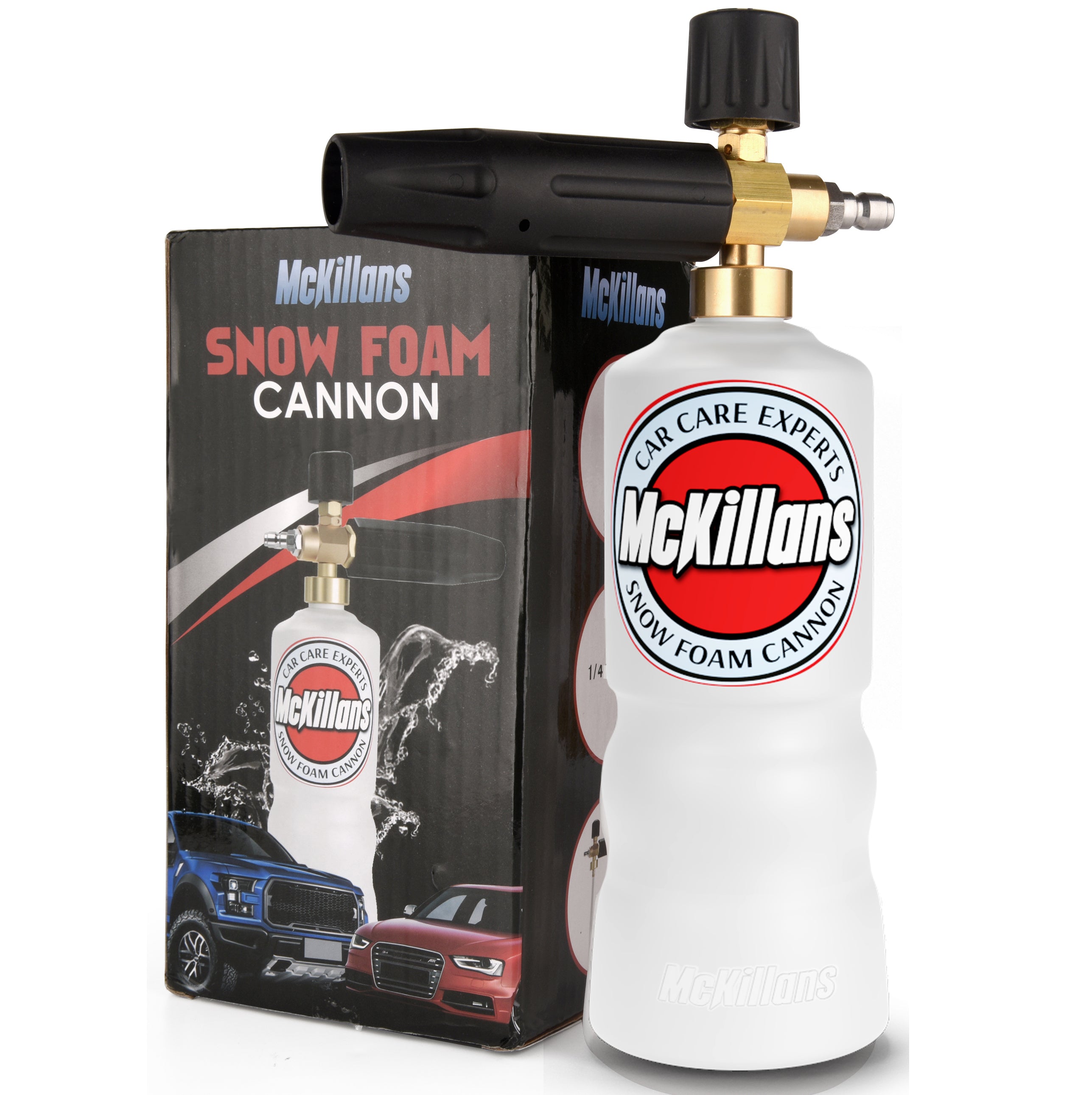 Foam Cannon for Pressure Washer Kit - Car Wash Foam Gun w/Car Wash Soap -  Pressure Washer Accessories Soap Cannon