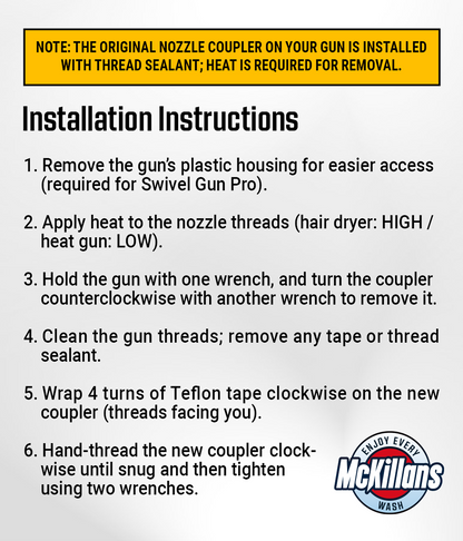 Automatic 1/4” NPT Stainless Quick Connect Coupler (2 pack)