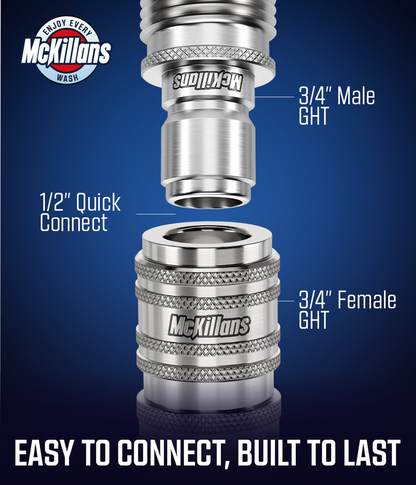 Automatic Garden Hose Quick Connects