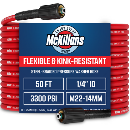 M22 Pressure Washer Hose 1/4" x 50FT