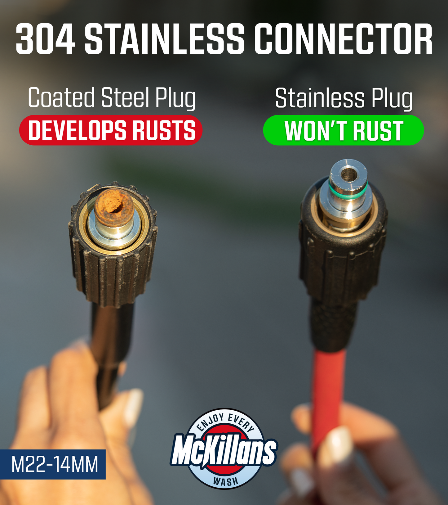 M22 Pressure Washer Hose 1/4" x 50FT