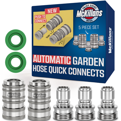 Automatic Garden Hose Quick Connects