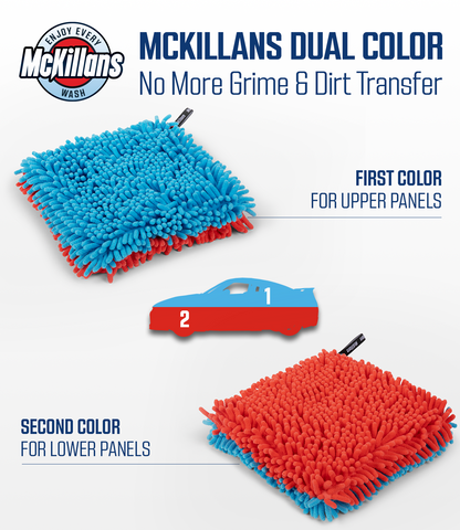 McKillans® Dual-Color Chenille Wash Pad (Pack of 2)