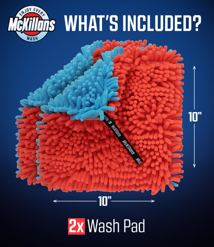 McKillans® Dual-Color Chenille Wash Pad (Pack of 2)