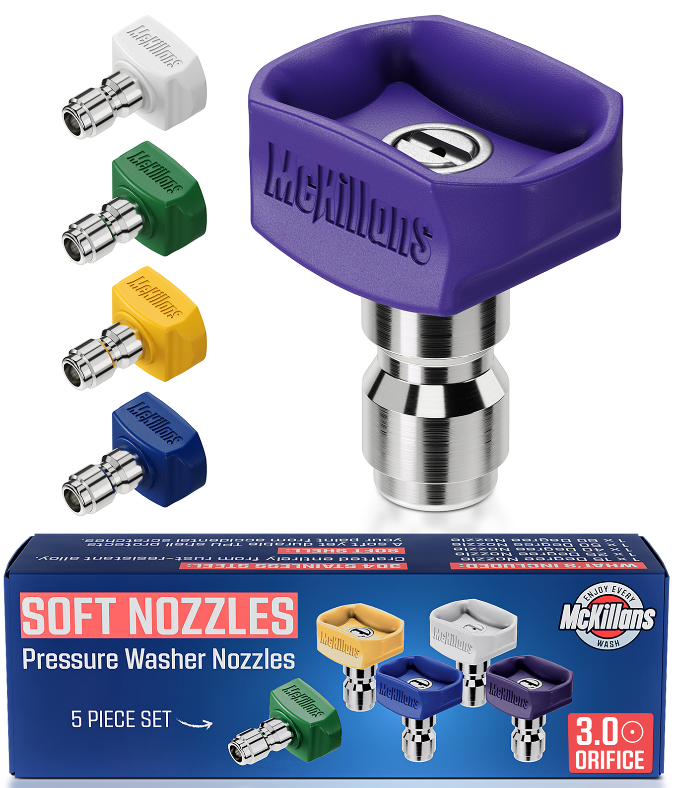 Soft Nozzles (15°, 25°, 40°, 50°, 60°)