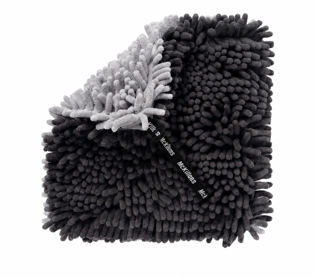 Chenille Wash Pad Black/Gray (1 Pack)