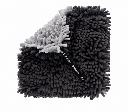 Chenille Wash Pad Black/Gray (1 Pack)