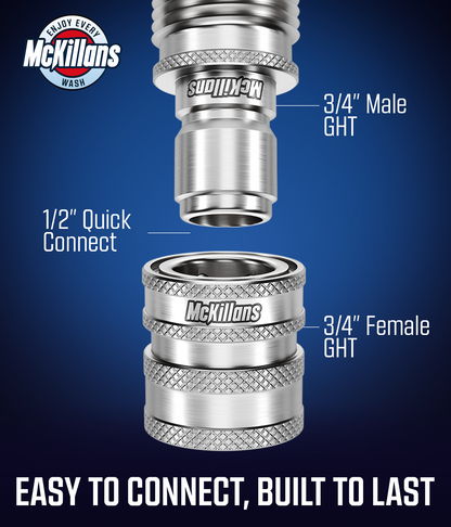 Garden Hose Quick Connect Pair