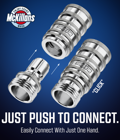 Automatic Garden Hose Quick Connects