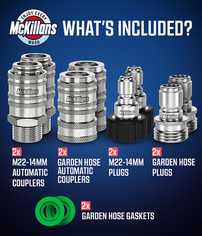 Automatic M22-14mm Quick Connect Kit