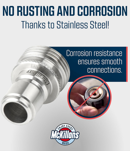 Garden Hose Male Plugs (3 pack)