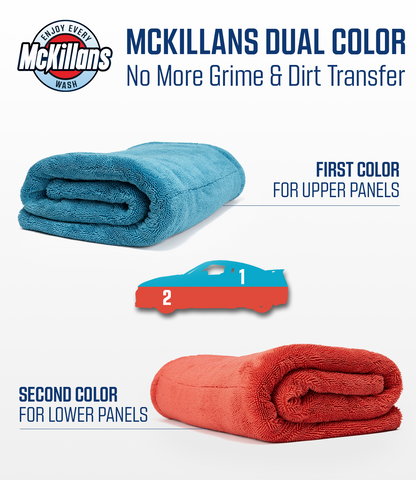 Dual Color Drying Towel 1200GSM 36x28"