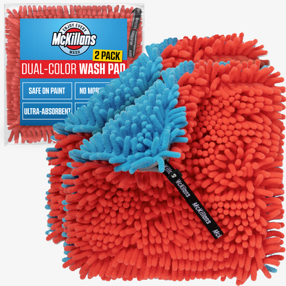 McKillans® Dual-Color Chenille Wash Pad (Pack of 2)