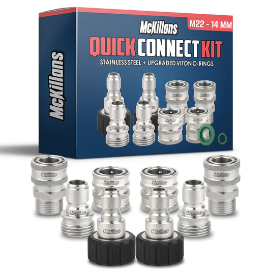 Stainless Quick Connect Kit (M22-15mm)