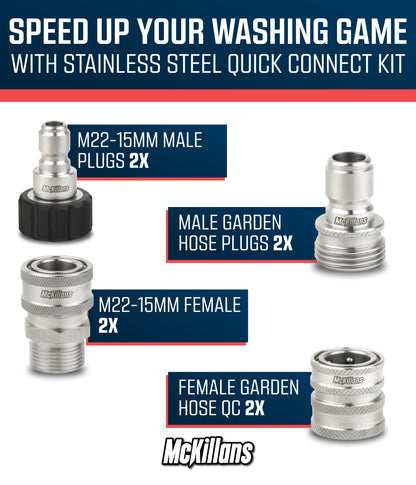 Stainless Quick Connect Kit