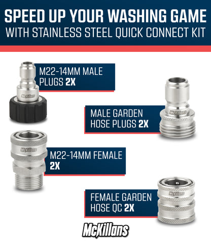 Stainless Quick Connect Kit